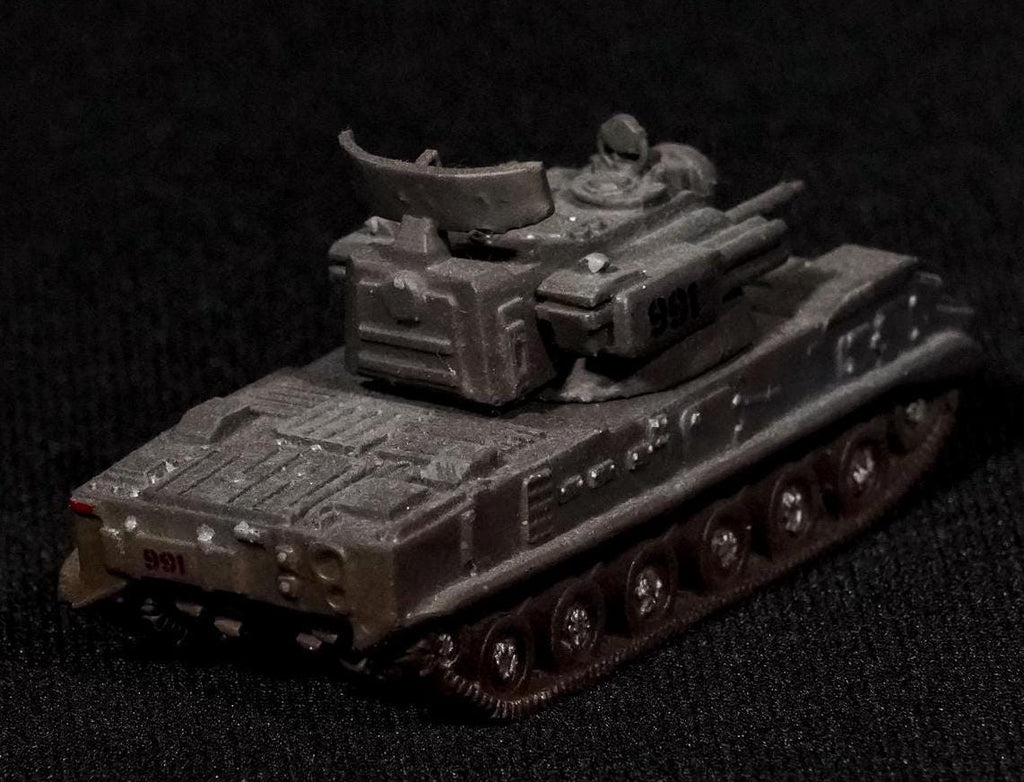 2K22 Tunguska Unpainted Miniature – Dark Grey Resin Military Model – 1/48 • 1/56 • 1/64 • 1/72 • 1/76 • 1/87 • 1/100 • 1/144