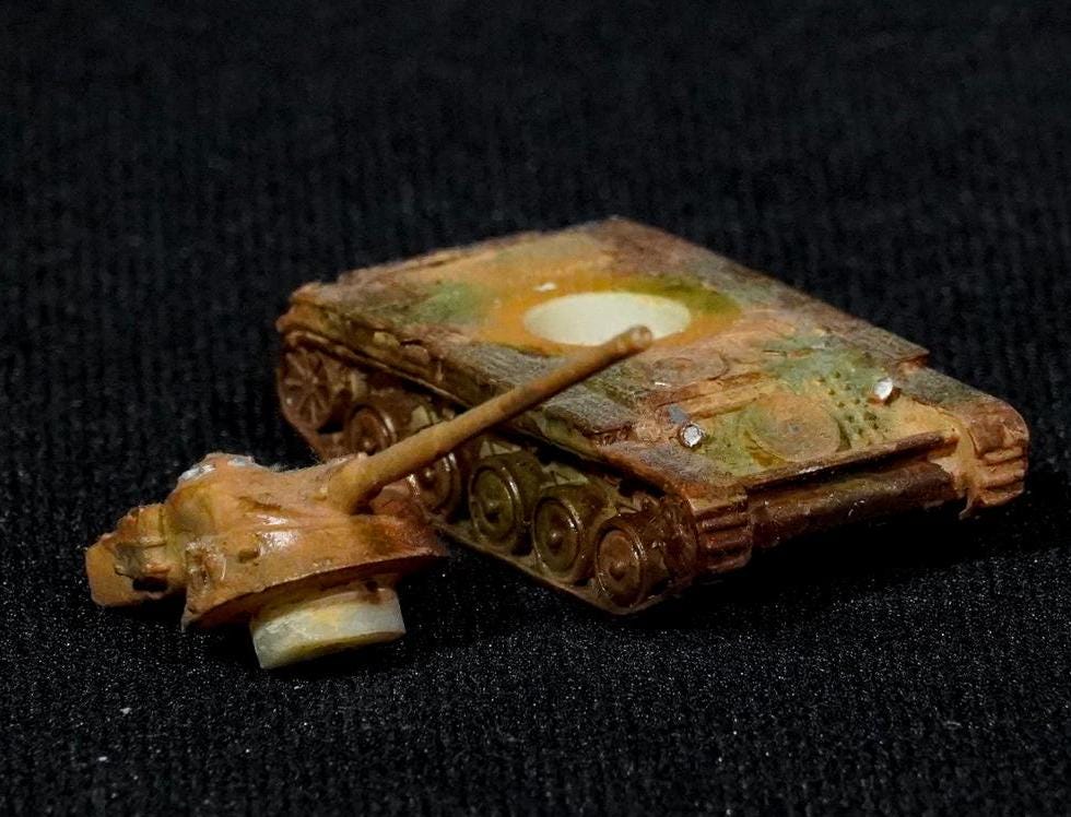 AMX-13 Unpainted Miniature – Dark Grey Resin French Light Tank – 1/48 • 1/56 • 1/64 • 1/72 • 1/76 • 1/87 • 1/100 • 1/144