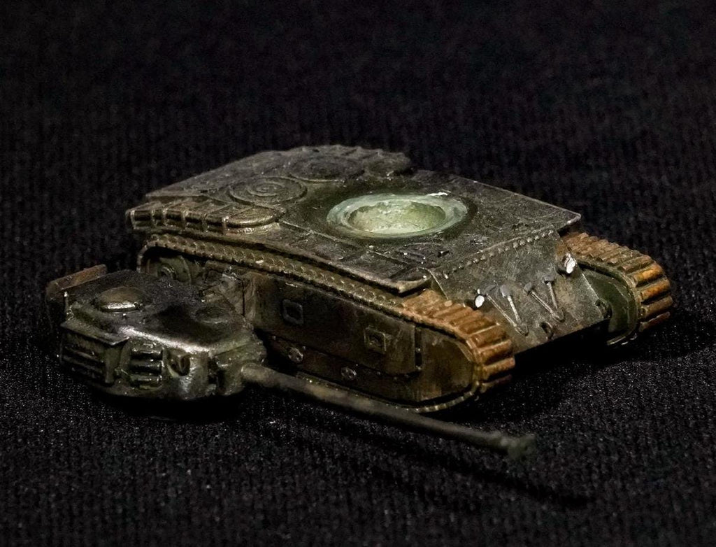 ARL-44 Unpainted Miniature – Dark Grey Resin French Heavy Tank – 1/48 • 1/56 • 1/64 • 1/72 • 1/76 • 1/87 • 1/100 • 1/144