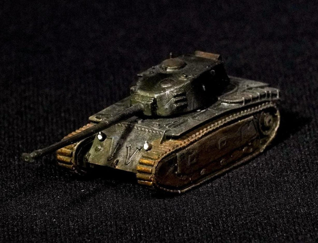 ARL-44 Unpainted Miniature – Dark Grey Resin French Heavy Tank – 1/48 • 1/56 • 1/64 • 1/72 • 1/76 • 1/87 • 1/100 • 1/144