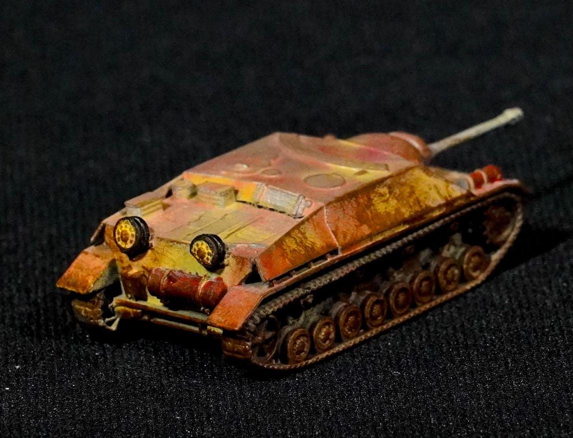 Jagdpanzer IV Unpainted Miniature – Dark Grey Resin German Tank Destroyer – 1/48 • 1/56 • 1/64 • 1/72 • 1/76 • 1/87 • 1/100 • 1/144