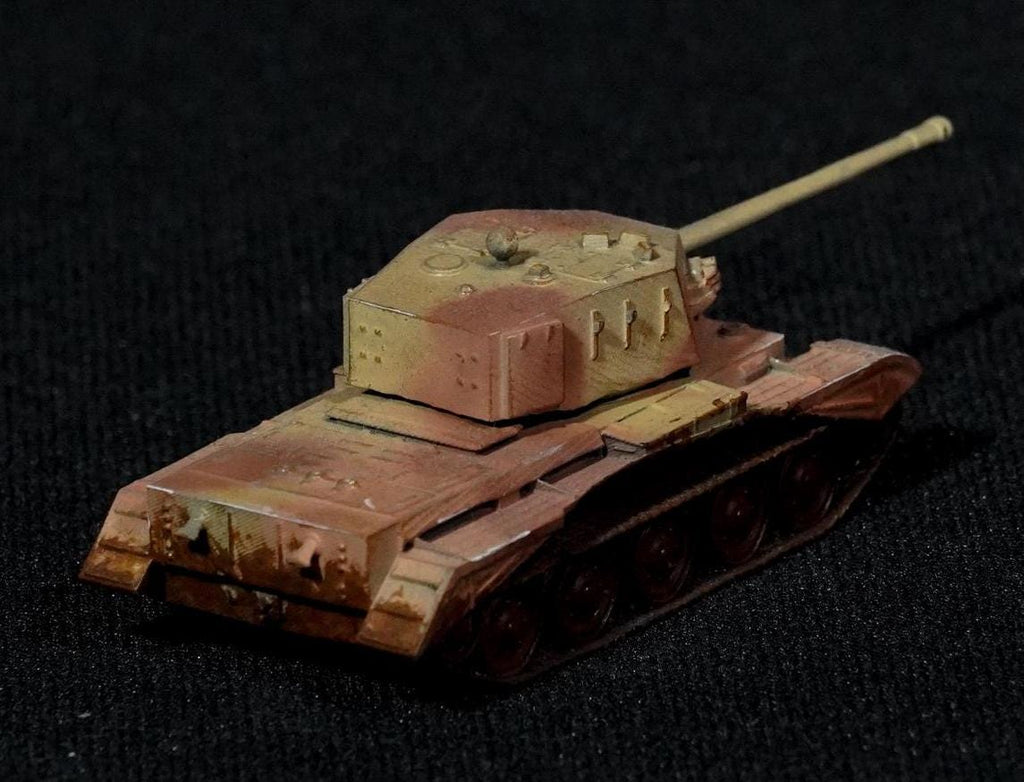 Charioteer FV4101 Unpainted Miniature – Dark Grey Resin Tank Destroyer – 1/48 • 1/56 • 1/64 • 1/72 • 1/76 • 1/87 • 1/100 • 1/144
