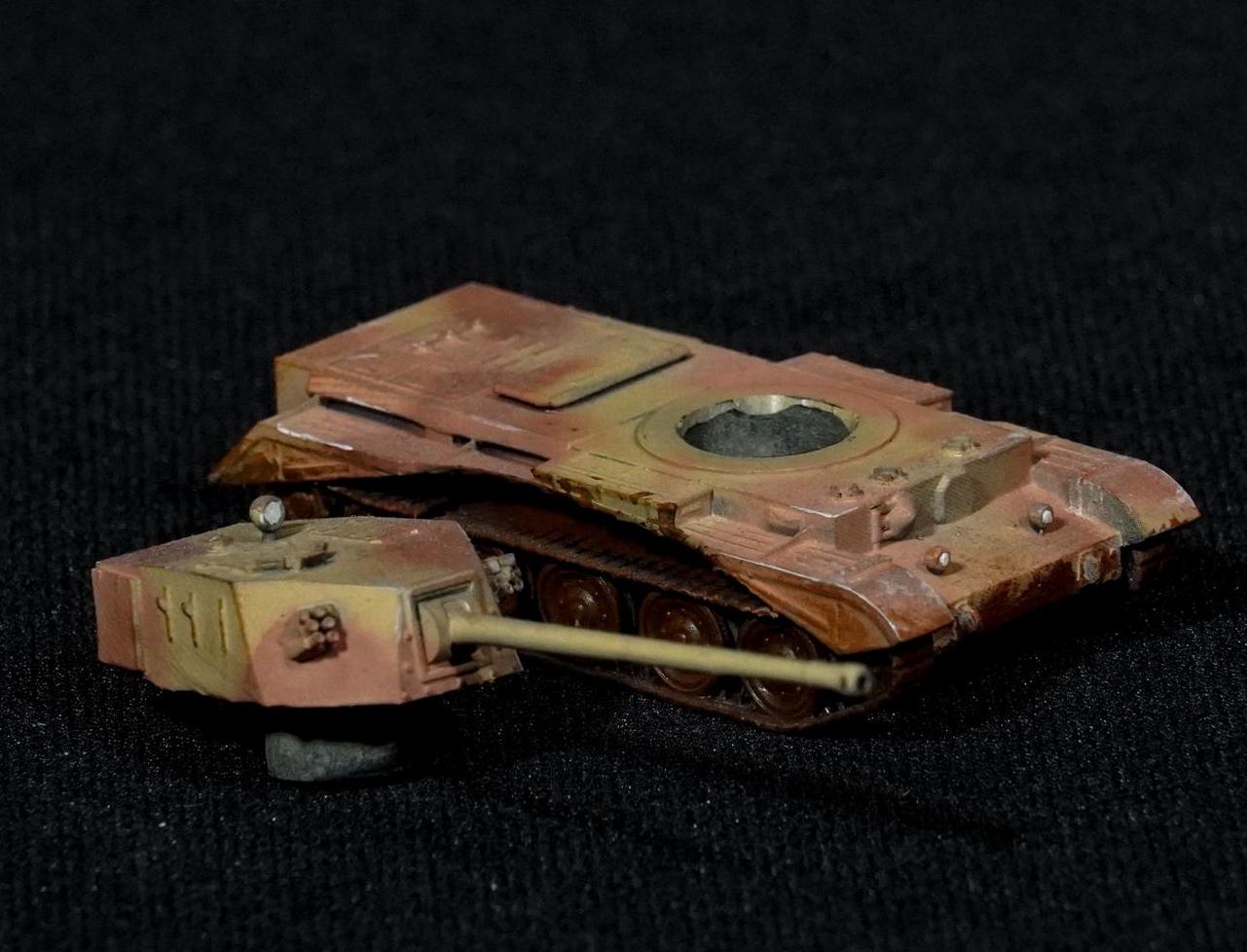 Charioteer FV4101 Unpainted Miniature – Dark Grey Resin Tank Destroyer – 1/48 • 1/56 • 1/64 • 1/72 • 1/76 • 1/87 • 1/100 • 1/144
