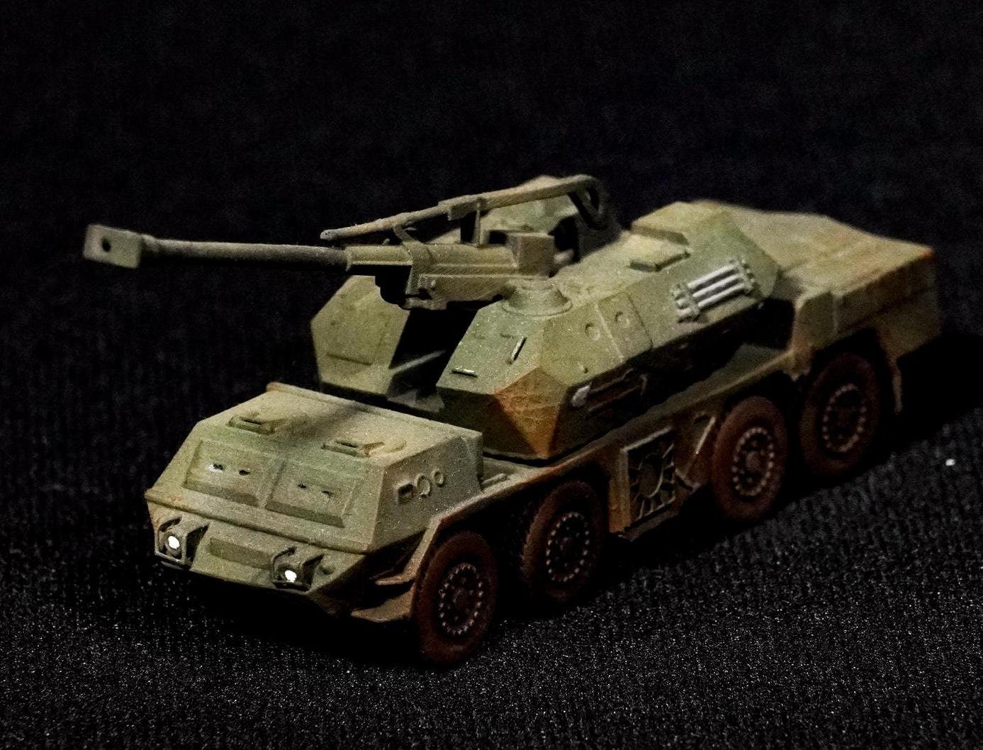 Vz. 77 Dana Unpainted Miniature – Dark Grey Resin Wheeled Self-Propelled Howitzer – 1/48 • 1/56 • 1/64 • 1/72 • 1/76 • 1/87 • 1/100 • 1/144