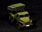 BM-21 Grad Unpainted Miniature – Dark Grey Resin Rocket Artillery Truck – 1/48 • 1/56 • 1/64 • 1/72 • 1/76 • 1/87 • 1/100 • 1/144