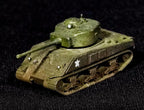 Sherman Jumbo Unpainted Miniature – Dark Grey Resin U.S. Assault Tank – 1/48 • 1/56 • 1/64 • 1/72 • 1/76 • 1/87 • 1/100 • 1/144