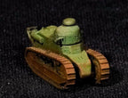 Renault FT Unpainted Miniature – Dark Grey Resin French Light Tank – 1/48 • 1/56 • 1/64 • 1/72 • 1/76 • 1/87 • 1/100 • 1/144