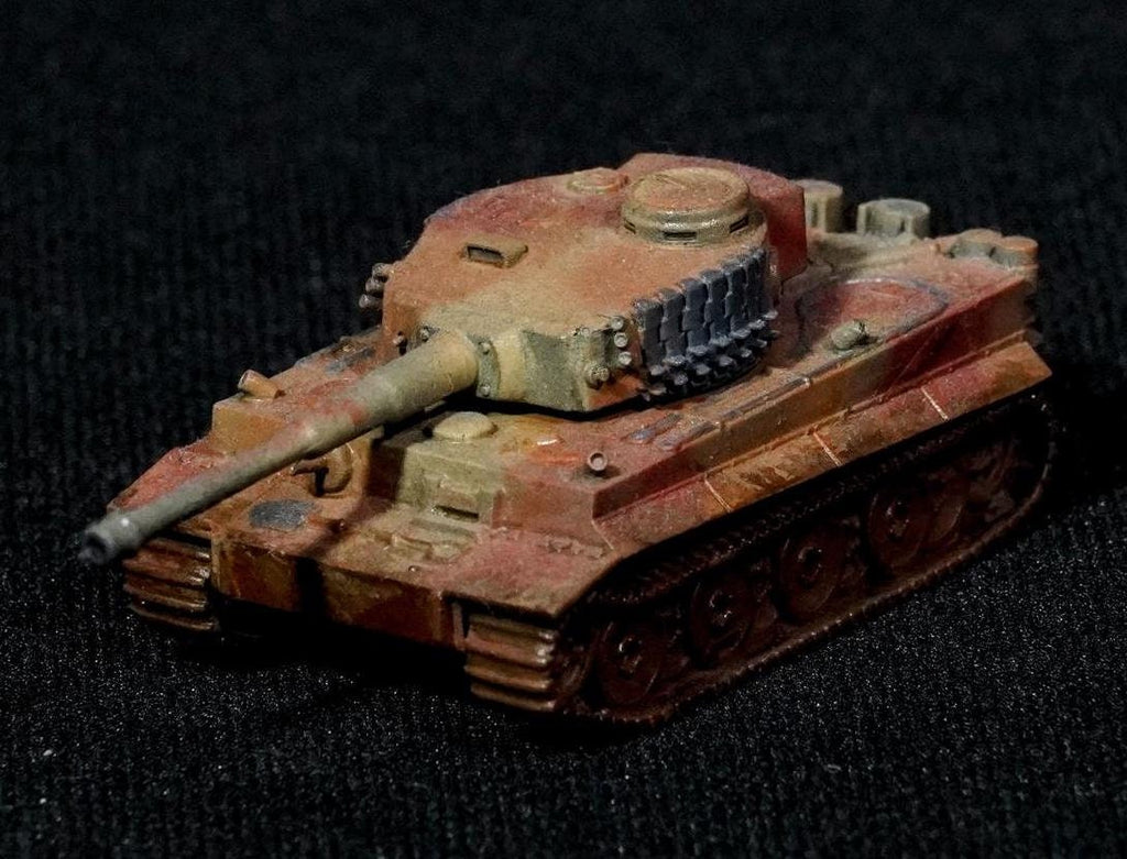 Tiger I Unpainted Miniature – Dark Grey Resin German Heavy Tank – 1/48 • 1/56 • 1/64 • 1/72 • 1/76 • 1/87 • 1/100 • 1/144