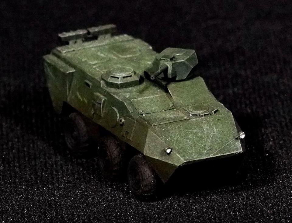 Pandur I Unpainted Miniature – Dark Grey Resin 6x6 Armored Personnel Carrier – 1/48 • 1/56 • 1/64 • 1/72 • 1/76 • 1/87 • 1/100 • 1/144