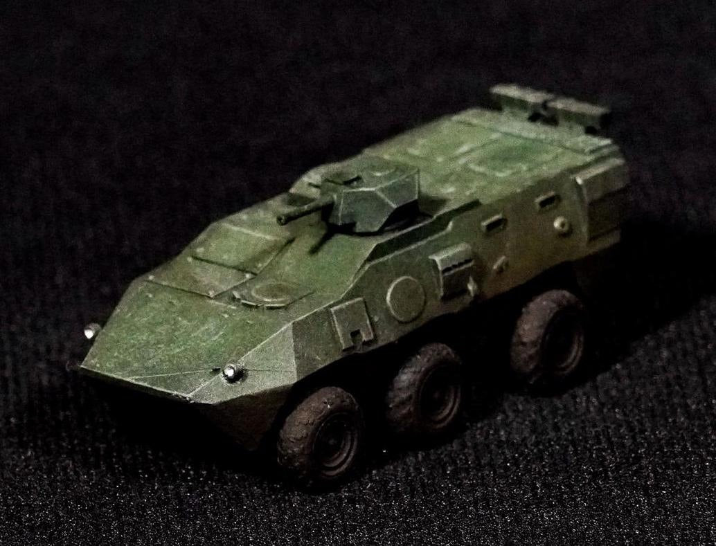 Pandur I Unpainted Miniature – Dark Grey Resin 6x6 Armored Personnel Carrier – 1/48 • 1/56 • 1/64 • 1/72 • 1/76 • 1/87 • 1/100 • 1/144