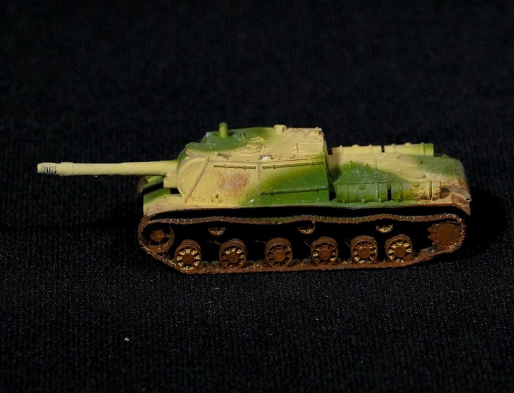 ISU-152 Unpainted Miniature – Dark Grey Resin Soviet Assault Gun – 1/48 • 1/56 • 1/64 • 1/72 • 1/76 • 1/87 • 1/100 • 1/144