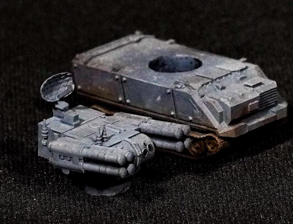 M113 ADATS Unpainted Miniature – Dark Grey Resin Air-Defense Vehicle – 1/48 • 1/56 • 1/64 • 1/72 • 1/76 • 1/87 • 1/100 • 1/144