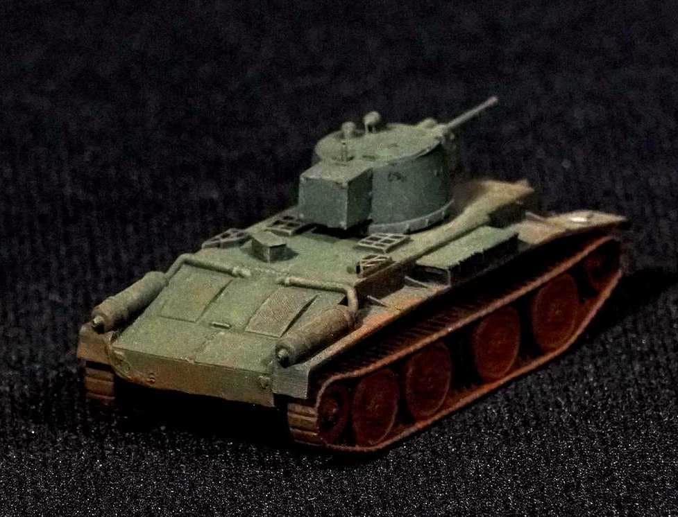 10TP Unpainted Miniature – Dark Grey Resin Polish Cruiser Tank – 1/48 • 1/56 • 1/64 • 1/72 • 1/76 • 1/87 • 1/100 • 1/144