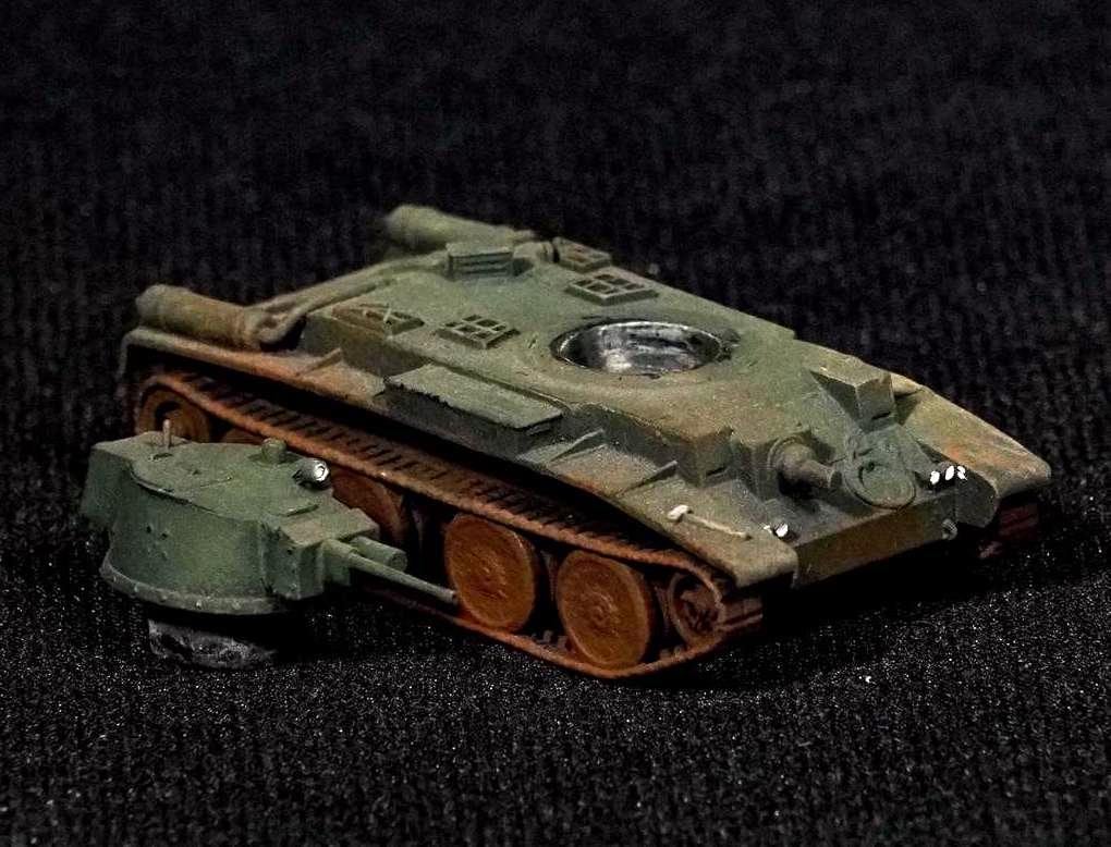 10TP Unpainted Miniature – Dark Grey Resin Polish Cruiser Tank – 1/48 • 1/56 • 1/64 • 1/72 • 1/76 • 1/87 • 1/100 • 1/144