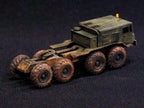 MAZ-537 Unpainted Miniature – Dark Grey Resin Soviet Heavy Tractor – 1/48 • 1/56 • 1/64 • 1/72 • 1/76 • 1/87 • 1/100 • 1/144
