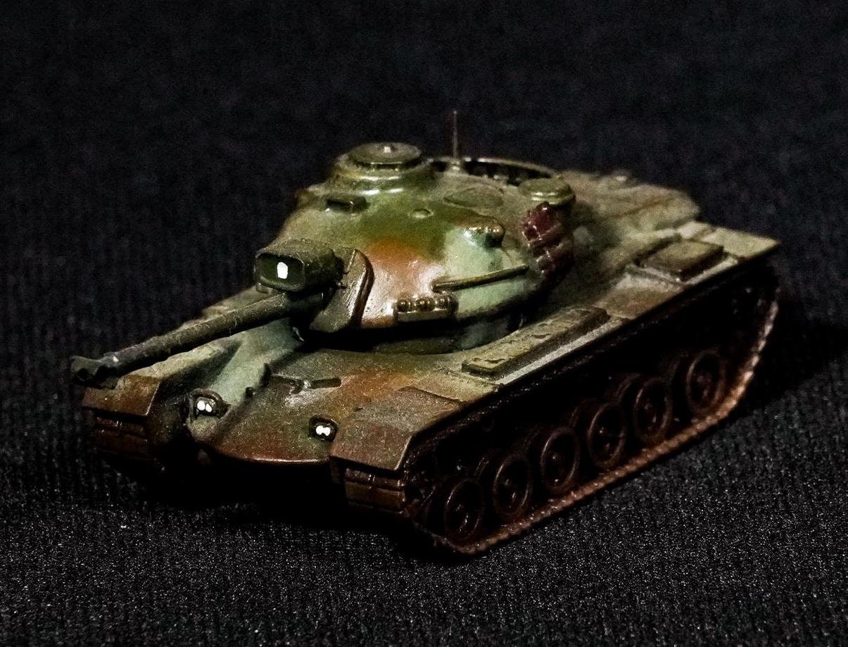 M48 Patton Unpainted Miniature – Dark Grey Resin U.S. Main Battle Tank – 1/48 • 1/56 • 1/64 • 1/72 • 1/76 • 1/87 • 1/100 • 1/144