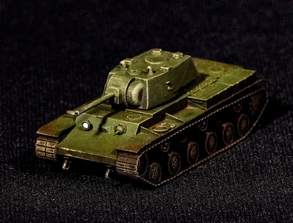 KV-1 Unpainted Miniature – Dark Grey Resin Soviet Heavy Tank – 1/48 • 1/56 • 1/64 • 1/72 • 1/76 • 1/87 • 1/100 • 1/144