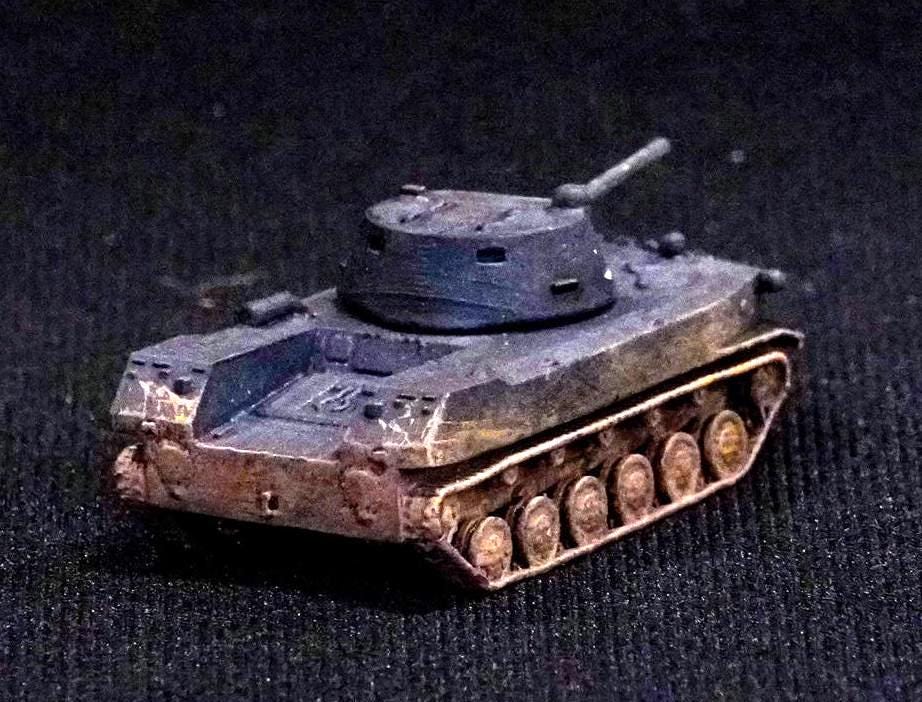 2S9 Nona-S Unpainted Miniature – Dark Grey Resin Airborne Artillery Model – 1/48 • 1/56 • 1/64 • 1/72 • 1/76 • 1/87 • 1/100 • 1/144