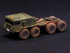 MAZ-537 Unpainted Miniature – Dark Grey Resin Soviet Heavy Tractor – 1/48 • 1/56 • 1/64 • 1/72 • 1/76 • 1/87 • 1/100 • 1/144