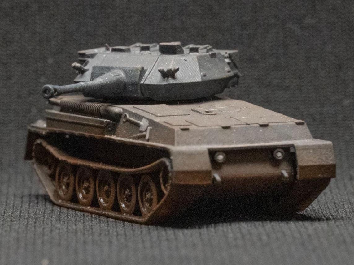 Scorpion FV101 Unpainted Miniature – Dark Grey Resin British Light Tank – 1/48 • 1/56 • 1/64 • 1/72 • 1/76 • 1/87 • 1/100 • 1/144