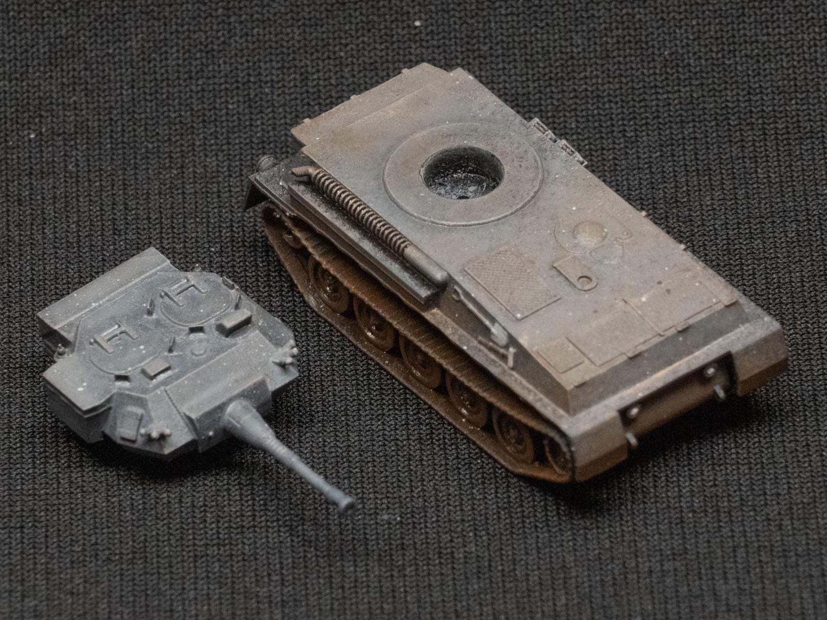 Scorpion FV101 Unpainted Miniature – Dark Grey Resin British Light Tank – 1/48 • 1/56 • 1/64 • 1/72 • 1/76 • 1/87 • 1/100 • 1/144