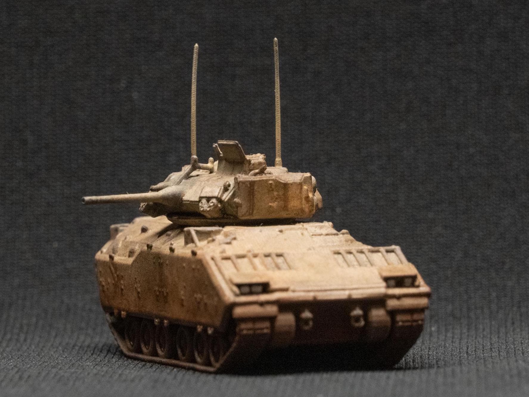 M2 Bradley Unpainted Miniature – Dark Grey Resin U.S. Infantry Fighting Vehicle – 1/48 • 1/56 • 1/64 • 1/72 • 1/76 • 1/87 • 1/100 • 1/144