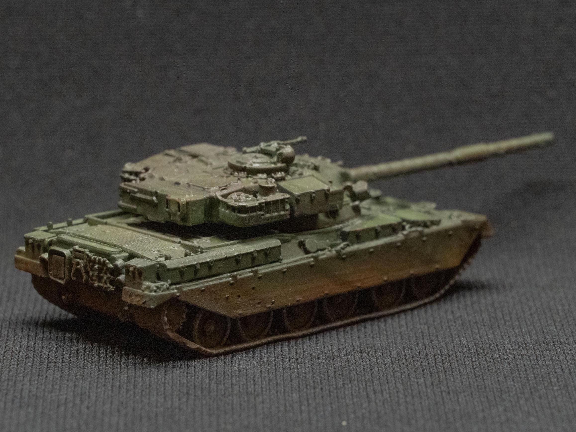 Chieftain Mk 10 Unpainted Miniature – Dark Grey Resin British Main Battle Tank – 1/48 • 1/56 • 1/64 • 1/72 • 1/76 • 1/87 • 1/100 • 1/144
