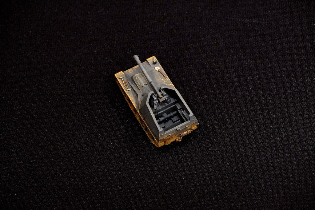 Wespe Unpainted Miniature – Dark Grey Resin German Self-Propelled Howitzer – 1/48 • 1/56 • 1/64 • 1/72 • 1/76 • 1/87 • 1/100 • 1/144