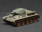 T-34/57 Unpainted Miniature – Dark Grey Resin Soviet Medium Tank – 1/48 • 1/56 • 1/64 • 1/72 • 1/76 • 1/87 • 1/100 • 1/144