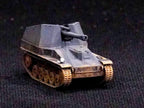 Wespe Unpainted Miniature – Dark Grey Resin German Self-Propelled Howitzer – 1/48 • 1/56 • 1/64 • 1/72 • 1/76 • 1/87 • 1/100 • 1/144