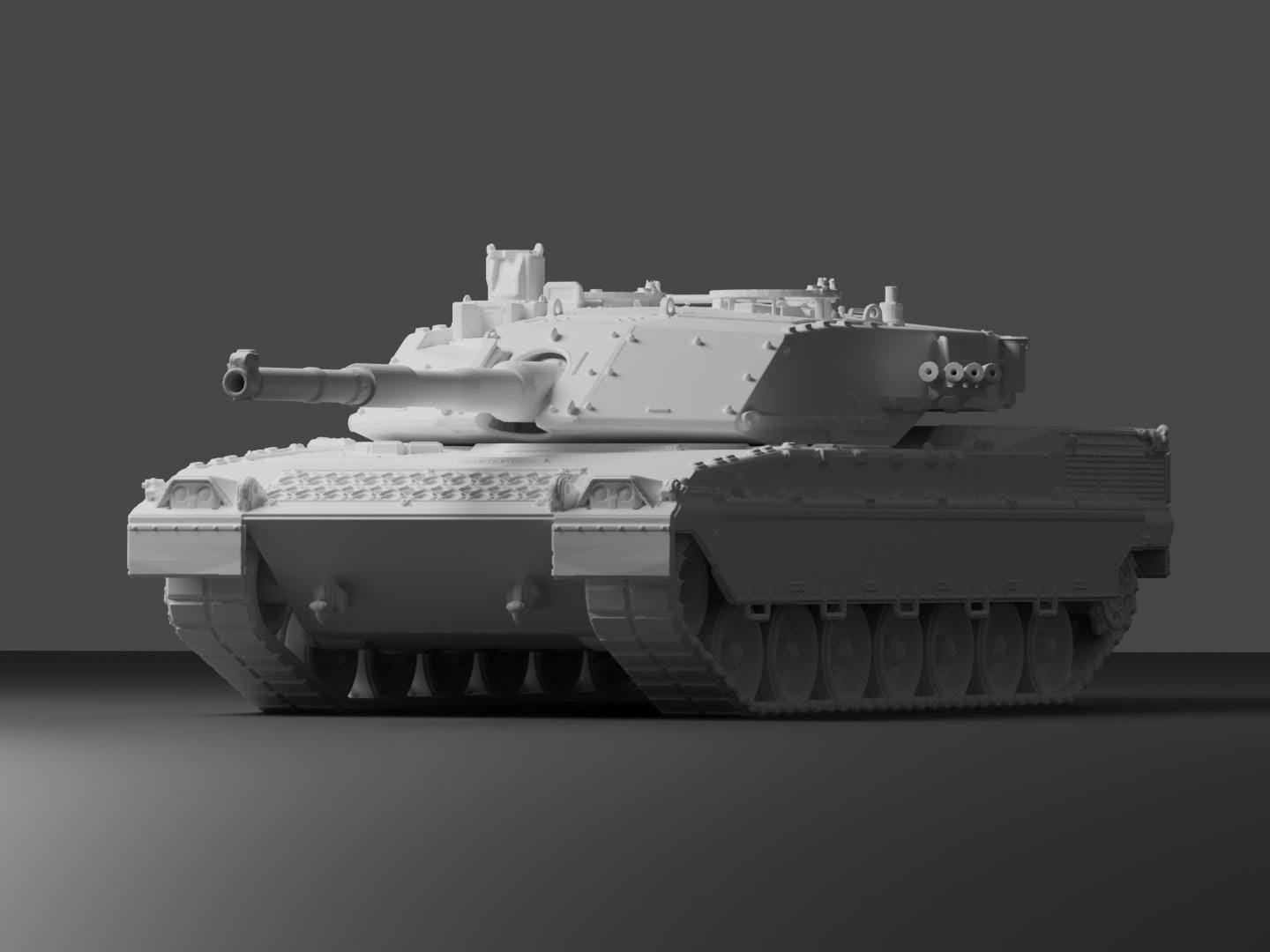 C1 Ariete PSO Unpainted Miniature – Dark Grey Resin Italian Main Battle Tank – 1/48 • 1/56 • 1/64 • 1/72 • 1/76 • 1/87 • 1/100 • 1/144