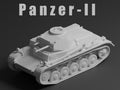 Panzer II Unpainted Miniature – Dark Grey Resin German Light Tank – 1/48 • 1/56 • 1/64 • 1/72 • 1/76 • 1/87 • 1/100 • 1/144