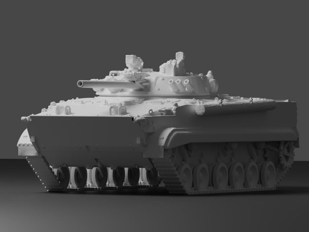 BMP-3 Unpainted Miniature – Dark Grey Resin Infantry Fighting Vehicle – 1/48 • 1/56 • 1/64 • 1/72 • 1/76 • 1/87 • 1/100 • 1/144