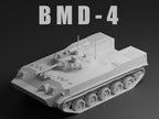 BMD-4 Unpainted Miniature – Dark Grey Resin Airborne IFV – 1/48 • 1/56 • 1/64 • 1/72 • 1/76 • 1/87 • 1/100 • 1/144