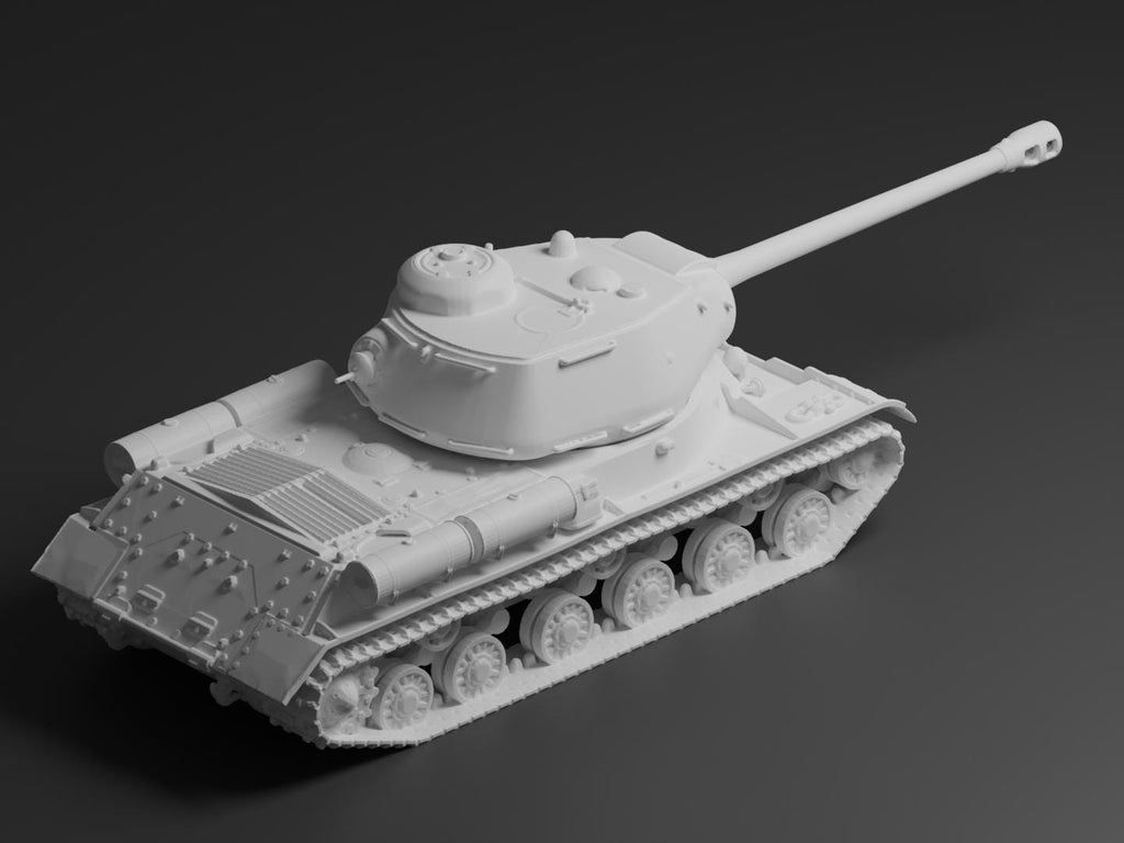 IS-2 Unpainted Miniature – Dark Grey Resin Soviet Heavy Tank – 1/48 • 1/56 • 1/64 • 1/72 • 1/76 • 1/87 • 1/100 • 1/144