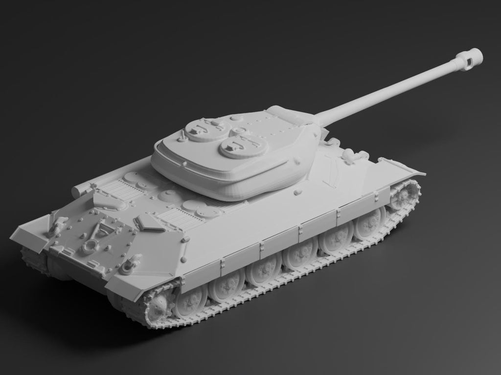 IS-6 Unpainted Miniature – Dark Grey Resin Soviet Experimental Heavy Tank – 1/48 • 1/56 • 1/64 • 1/72 • 1/76 • 1/87 • 1/100 • 1/144