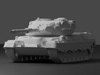 Leopard 1 Unpainted Miniature – Dark Grey Resin German Main Battle Tank – 1/48 • 1/56 • 1/64 • 1/72 • 1/76 • 1/87 • 1/100 • 1/144