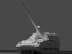 Panzerhaubitze 2000 Unpainted Miniature – Dark Grey Resin German Self-Propelled Howitzer 1/48 • 1/56 • 1/64 • 1/72 • 1/76 • 1/87 • 1/100 • 1/144