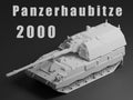 Panzerhaubitze 2000 Unpainted Miniature – Dark Grey Resin German Self-Propelled Howitzer 1/48 • 1/56 • 1/64 • 1/72 • 1/76 • 1/87 • 1/100 • 1/144