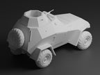 BA-64 Unpainted Miniature – Dark Grey Resin Scout Car Model – 1/48 • 1/56 • 1/64 • 1/72 • 1/76 • 1/87 • 1/100 • 1/144
