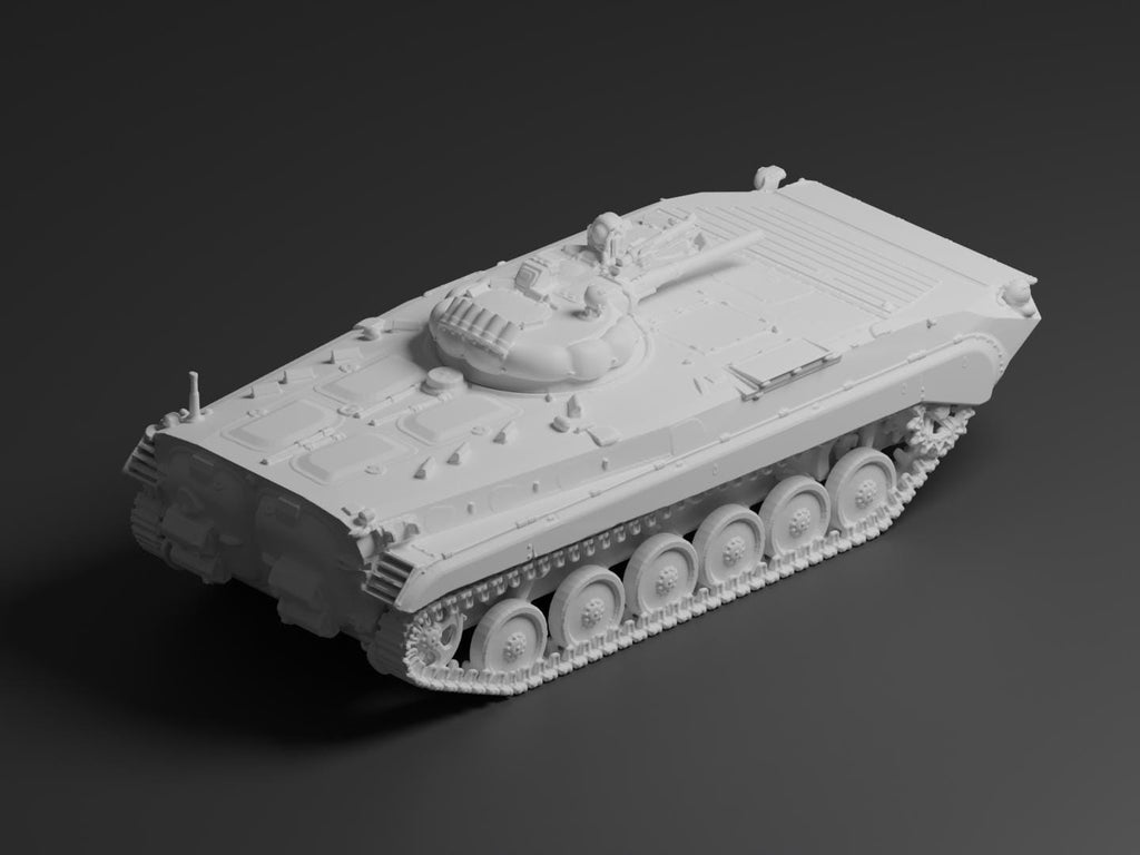 BMP-1 Unpainted Miniature – Dark Grey Resin Infantry Fighting Vehicle – 1/48 • 1/56 • 1/64 • 1/72 • 1/76 • 1/87 • 1/100 • 1/144