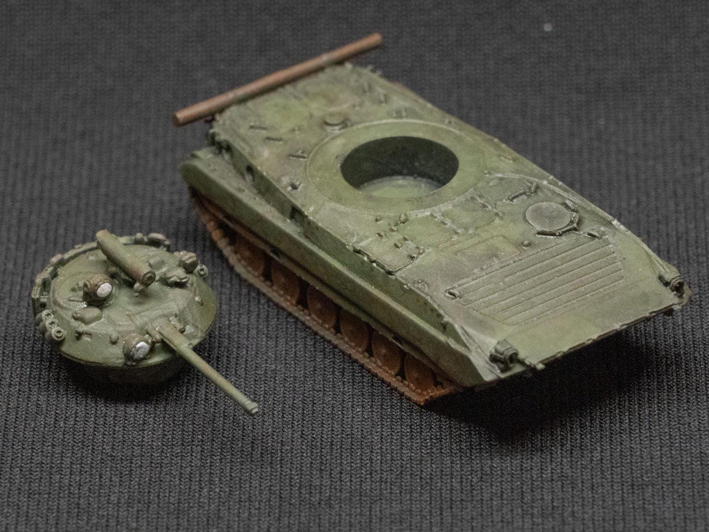 BMP-2 Unpainted Miniature – Dark Grey Resin Infantry Fighting Vehicle – 1/48 • 1/56 • 1/64 • 1/72 • 1/76 • 1/87 • 1/100 • 1/144