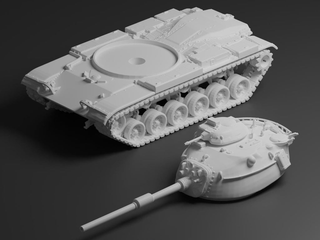M60 Patton Unpainted Miniature – Dark Grey Resin U.S. Main Battle Tank – 1/48 • 1/56 • 1/64 • 1/72 • 1/76 • 1/87 • 1/100 • 1/144