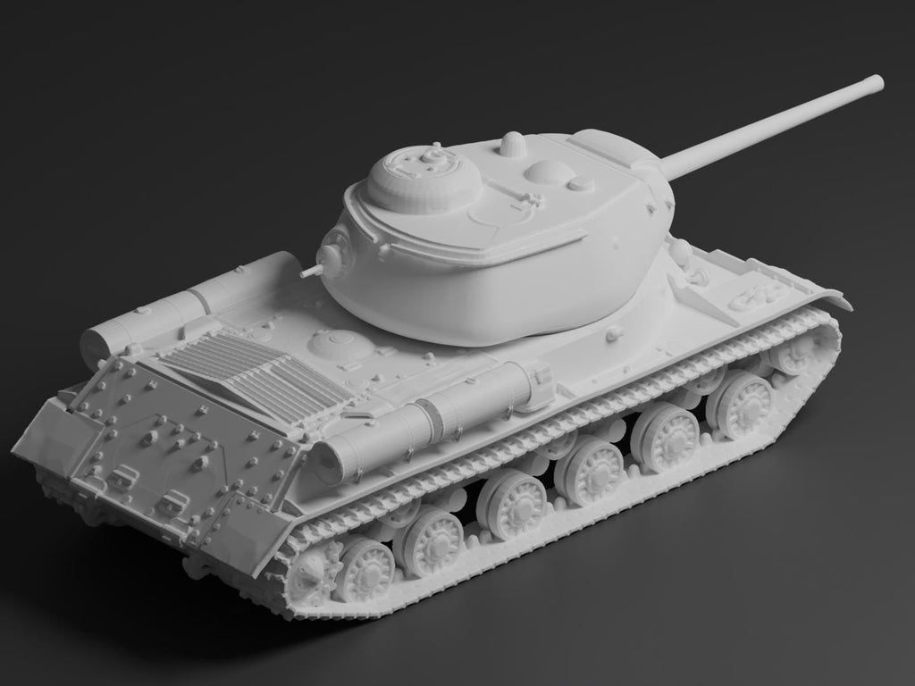 IS-1 Unpainted Miniature – Dark Grey Resin Soviet Heavy Tank – 1/48 • 1/56 • 1/64 • 1/72 • 1/76 • 1/87 • 1/100 • 1/144