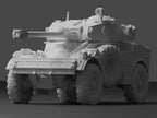 Panhard AML-90 Unpainted Miniature – Dark Grey Resin French Armoured Car – 1/48 • 1/56 • 1/64 • 1/72 • 1/76 • 1/87 • 1/100 • 1/144