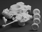 Panhard AML-90 Unpainted Miniature – Dark Grey Resin French Armoured Car – 1/48 • 1/56 • 1/64 • 1/72 • 1/76 • 1/87 • 1/100 • 1/144