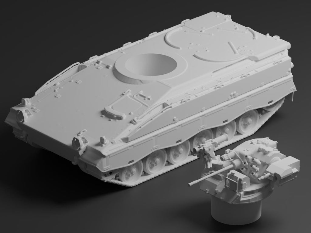 Marder IFV Unpainted Miniature – Dark Grey Resin German Infantry Fighting Vehicle – 1/48 • 1/56 • 1/64 • 1/72 • 1/76 • 1/87 • 1/100 • 1/144