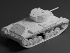 Valentine Unpainted Miniature – Dark Grey Resin British Infantry Tank – 1/48 • 1/56 • 1/64 • 1/72 • 1/76 • 1/87 • 1/100 • 1/144