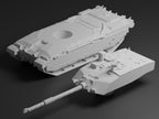 Challenger 2 Unpainted Miniature – Dark Grey Resin British Main Battle Tank – 1/48 • 1/56 • 1/64 • 1/72 • 1/76 • 1/87 • 1/100 • 1/144