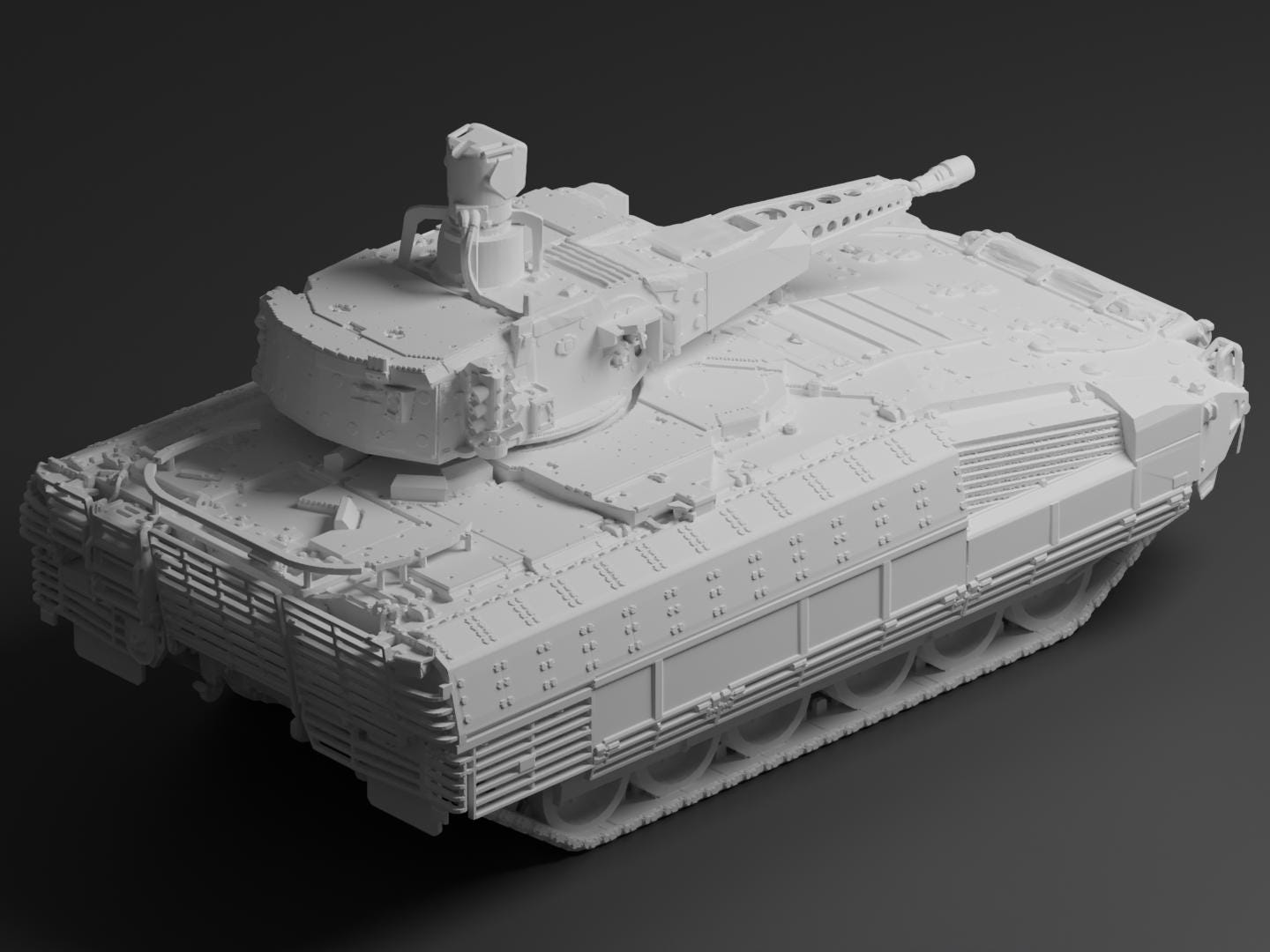 Puma IFV Unpainted Miniature – Dark Grey Resin German Infantry Fighting Vehicle – 1/48 • 1/56 • 1/64 • 1/72 • 1/76 • 1/87 • 1/100 • 1/144